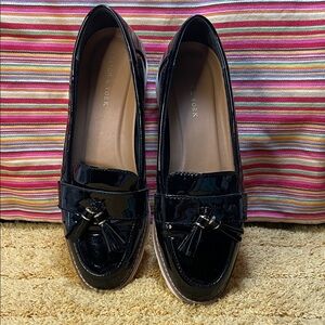 PRESTON &YORK Black Patent Leather Loafers